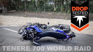 Yamaha Tenere 700 World Raid Crash Bars Drop Test by Outback Motortek yamaha tenere700 [upl. by Grete719]