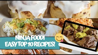 Top 10 Ninja Foodi Recipes [upl. by Erapsag]