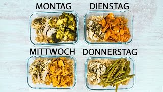 In 30 Minuten ein Essen für die ganze Woche machen [upl. by Zillah]