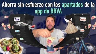 Ahorra fácil y en automático con los apartados de la app de BBVA  TUTORIAL [upl. by Sexton]