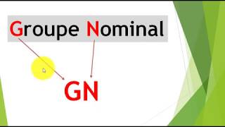 grammaire 19  le groupe nominal المجموعة الإسمية [upl. by Rapsac]