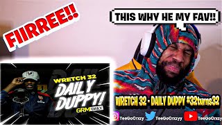 UK WHAT UP🇬🇧 Wretch 32  Daily Duppy S05 EP22 32turns32  GRM Daily REACTION [upl. by Judith]