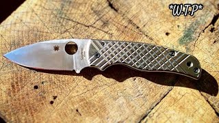 Turn the sprinklers on this Spyderco Shaman is pure Fire‼️🔥🔪 [upl. by Nossyla]