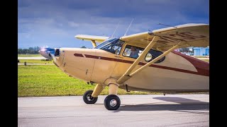 200 HP Stinson 1083 N743C Climbing out KSUA [upl. by Genaro]