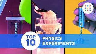 TOP 10 physics experiments to do at home [upl. by Alag]