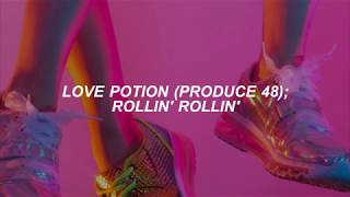 PRODUCE 48 Love Potion  RollinRollin sub español [upl. by Rovit481]