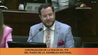 Votación de la moción de la asambleísta Pierina Correa  Sesión 974 [upl. by Norbert]