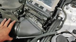 mercedes c300 2022 oil filter location automobile mercedesc300youtube [upl. by Ahsiram223]