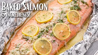 5 Ingredient Baked Salmon [upl. by Beuthel]