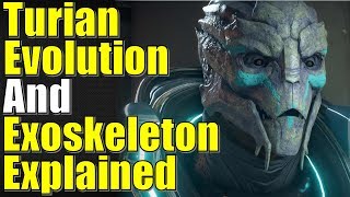 Mass Effect Turian Species Explained  Morphology Evolution History Council and Exoskeleton Lore [upl. by Meeki]