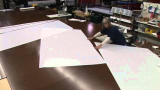 Basting Sail Panels Together  Building a Mainsail  Part 5 [upl. by Spatz]