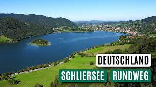 🇩🇪 Schliersee Rundweg • Wanderung rund um den Schliersee in Bayern [upl. by Tegdig]