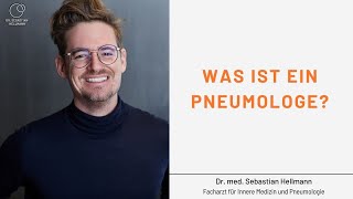 Was ist ein Pneumologe 🤔  Lungenarzt Dr Sebastian Hellmann [upl. by Aldridge679]