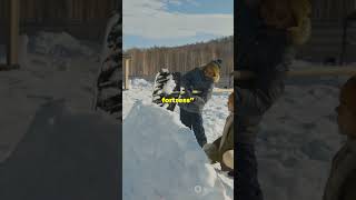 1959 Snowball Fight Turns Into Epic Snow Castle Battle 2024 [upl. by Winson]