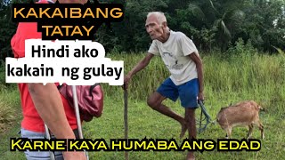 Super TATAY hindi kakain ng gulay dito sa bukid pero ang haba ng edad ll Rene OC [upl. by Ddene620]