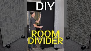 Easy DIY Room Divider Partition Wall for Privacy [upl. by Airegin551]