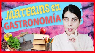 👩‍🏫MATERIAS en GASTRONOMÍA😭¿TODO SIRVE🤬 [upl. by Krystyna738]