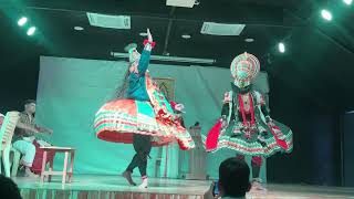 Kathakali amp Kalia Naag Dance performance  Krishna amp Kalia Naag  Freestyle Akki [upl. by Rebbecca]