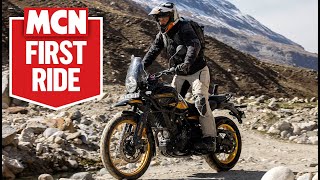 The all new Himalayan 450 marks a new era for Royal Enfield  MCN Review [upl. by Ailicec]