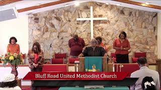 Bluff Road UMC  Worship Service [upl. by Esilec]