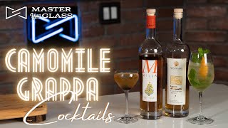 Cocktails With Camomile GRAPPA Easy to make  Master Your Glass [upl. by Nitram]