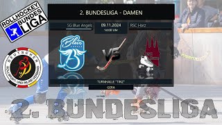 🏑 ROLLHOCKEY 🇩🇪 2 BUNDESLIGA  DAMEN  Blue Angels vs RSC Harz [upl. by Homans]