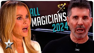 ALL Magic Auditions from Britains Got Talent 2024 [upl. by Milissent]