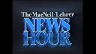 PBS  The MacNeilLehrer Newshour  March 4 1985  New Opening Titles [upl. by Staal]