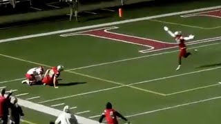 Kicker saves the day with gamewinning chase down tackle [upl. by Ejroj510]