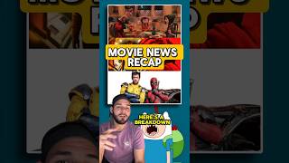 Big Movie News Recap for the Week movies [upl. by Baler]