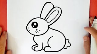 HOW TO DRAW A CUTE BUNNY [upl. by Albert]