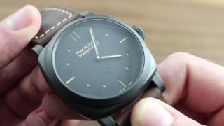 Panerai Radiomir 1940 3 Days Ceramica PAM577 Functions amp Care [upl. by Brendis]