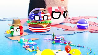 Meet the North amp Central America and Caribbean  3D Countryballs [upl. by Bess]