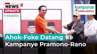 Serba Oranye Keluarga Anies Ahok Foke hingga Jakmania Hadiri Kampanye Akbar PramonoRano [upl. by Speroni172]