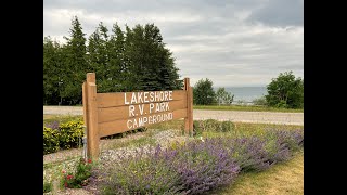 Lakeshore RV Campground  St Ignace MI [upl. by Qidas620]