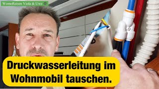 selbst Wasserleitung im Wohnmobil wechselnmit super Endoskop Kamera [upl. by Hui988]