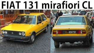 FIAT 131 mirafiori CL Roma TAXI  Classic Car  Oldtimer 1981  1984 [upl. by Nirrac188]