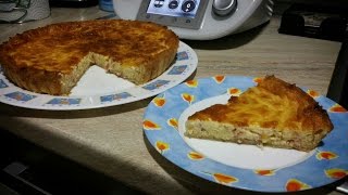 QUICHÉ DE BACÓN QUICHÉ BACÓNCEBOLLA RECETAS THEMOMIXTM5 [upl. by Yirinec]