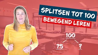 Splitsen tot 100  Rekenen I Bewegend leren  Groep 456 I De Fitste School [upl. by Raynor]