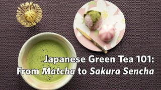 Japanese Green Tea 101 From Matcha to Sakura Sencha [upl. by Acirtap]