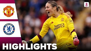 Manchester United vs Chelsea  What a Game  Highlights  Adobe Womens FA Cup Semi Final 14042024 [upl. by Ines]