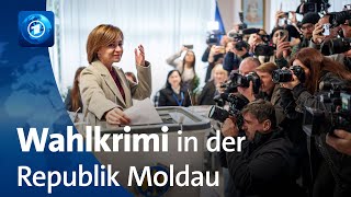 Moldau Präsidentenwahl und EUReferendum [upl. by Eseryt]