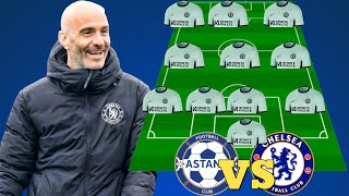 quotEasy Gamequot POWERFUL FC ASTANA VS CHELSEA Predicted Lineup in UECL Carney Starts in 433 Formation [upl. by Bay]