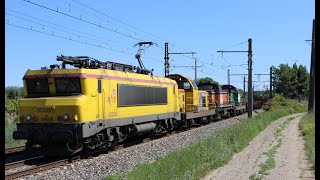 BB22200 BB64000 BB7200 BB26000 TGV AGC Regiolis Trains à Villeneuve les meguelone Pte 12 [upl. by Eijneb]