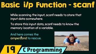 Basic Input Function – scanf [upl. by Marcie]