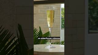 Alcohol Free Elderflower Mimosa Recipe nonalcoholiccocktails mocktailrecipe alcoholfree [upl. by Lesirg793]