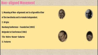 Non Aligned Movement  NAM [upl. by Shifrah]