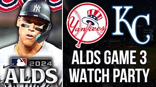 YANKEES  ROYALS WATCH PARTY  ALDS GAME 3 [upl. by Afesoj]