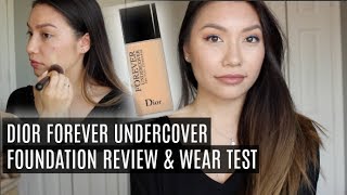 DIOR FOREVER UNDERCOVER FOUNDATION REVIEW  Oily AcneProne Skin [upl. by Wilhelmina217]