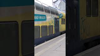 Ausfahrt aus Bremen Hbf von RE 4 nach Hamburg Hbf Metronom [upl. by Eidnim]